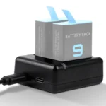 USB Dual Batteries Charger with Cable & Indicator Light for GoPro HERO9 Black / HERO10 Black - Image 4