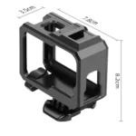 For GoPro HERO10 Black / HERO9 Black ABS Plastic Border Frame Mount Protective Case with Buckle Basic Mount & Screw - Image 2