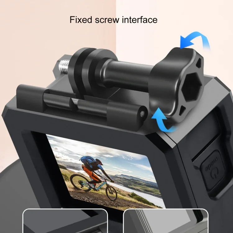 DCA1088B_5.webp For GoPro HERO10 Black / HERO9 Black ABS Plastic Border Frame Mount Protective Case with Buckle Basic Mount & Screw - Image 6