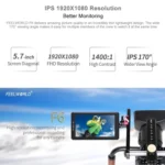FEELWORLD F6 1920x1080 5.5 inch IPS Screen HDMI 4K Camera Field Monitor - Image 12