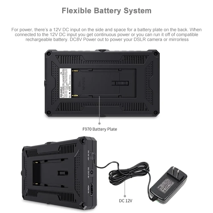 DCA1125_16.webp FEELWORLD F6 1920x1080 5.5 inch IPS Screen HDMI 4K Camera Field Monitor - Image 17