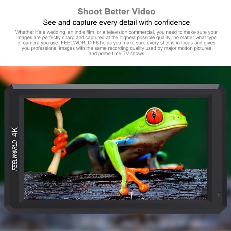 DCA1125_8.webp FEELWORLD F6 1920x1080 5.5 inch IPS Screen HDMI 4K Camera Field Monitor - Image 9