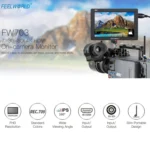 FEELWORLD FW703 1920x1200 7 inch IPS Screen HDMI 4K SDI Broadcast Camera Field Monitor - Image 6