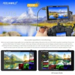 FEELWORLD LUT6 1920x1080 2600 nits 6 inch IPS Screen HDMI 4K Touch Control Camera Field Monitor - Image 13
