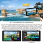 FEELWORLD LUT6S 1920x1080 2600 nits 6 inch IPS Screen HDMI 4K Touch Screen SDI HDI Camera Field Monitor - Image 16