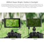 FEELWORLD LUT6S 1920x1080 2600 nits 6 inch IPS Screen HDMI 4K Touch Screen SDI HDI Camera Field Monitor - Image 10