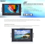 SEETEC P173-9HSD-CO 1920x1080 17.3 inch SDI / HDMI 4K Broadcast Level Professional Photography Camera Field Monitor - Image 6