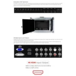 SEETEC P173-9HSD-CO 1920x1080 17.3 inch SDI / HDMI 4K Broadcast Level Professional Photography Camera Field Monitor - Image 7