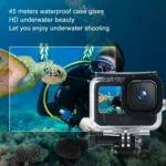 45m Waterproof Housing Protective Case with Buckle Basic Mount & Screw For GoPro HERO10 Black / HERO9 Black - Image 8