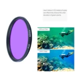 RUIGPRO for GoPro HERO10 Black / HERO9 Black Professional 52mm 52mm 10 in 1 UV+ND2+ND4+ND8+Star 8+ +CPL+Yellow/Red/Purple+10X Close-up Lens Filter with Filter Adapter Ring & Lens Cap - Image 12
