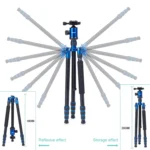 TRIOPO Oubao A-688 Adjustable Portable  Aluminum Alloy Tripod with Ball Head for SLR Camera - Image 7