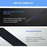 TRIOPO Oubao C-608S Adjustable Portable Carbon Fiber Tripod with Ball Head for SLR Camera - Image 14