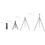 TRIOPO Oubao TA330 Horizontal Arm Tripod Mount Quick Release Center Column Boom Bracket with Tripod Ball-Head - Image 5