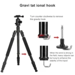 TRIOPO Oubao TA330 Horizontal Arm Tripod Mount Quick Release Center Column Boom Bracket with Tripod Ball-Head - Image 8