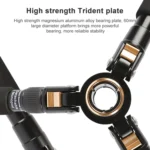 TRIOPO 554 Adjustable Portable  Aluminum Alloy Tripod with D-2A Ball Head for SLR Camera - Image 13