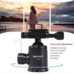TRIOPO 554 Adjustable Portable  Aluminum Alloy Tripod with D-2A Ball Head for SLR Camera - Image 16