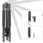 TRIOPO 554 Adjustable Portable  Aluminum Alloy Tripod with D-2A Ball Head for SLR Camera - Image 6