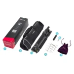 TRIOPO 853 Adjustable Portable Carbon Fiber Tripod with D2-A Ball Head for SLR Camera - Image 2