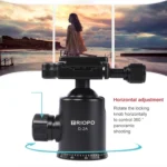 TRIOPO 853 Adjustable Portable Carbon Fiber Tripod with D2-A Ball Head for SLR Camera - Image 17