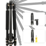 TRIOPO 853 Adjustable Portable Carbon Fiber Tripod with D2-A Ball Head for SLR Camera - Image 7