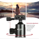 TRIOPO 888 Adjustable Portable Carbon Fiber Tripod with Q-2 Ball Head for SLR Camera, Pipe diameter: 28cm - Image 17