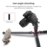 TRIOPO 888 Adjustable Portable Carbon Fiber Tripod with Q-2 Ball Head for SLR Camera, Pipe diameter: 28cm - Image 8
