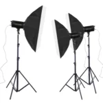 TRIOPO Oubao TTR300W 60x90cm Studio Softbox + 2.8m Tripod Mount + 3 x  Light Bulb Photography Lighting Three Piece Set - Image 2