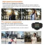 TRIOPO G2 Wireless Flash Trigger 2.4G Receiving / Transmitting Dual Purpose TTL High-speed Trigger for Nikon Camera - Image 6