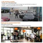 TRIOPO G2 Wireless Flash Trigger 2.4G Receiving / Transmitting Dual Purpose TTL High-speed Trigger for Nikon Camera - Image 7