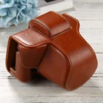 PU Leather Camera Full Body Case Bag with Strap for FUJIFILM X-T200 (15-45mm Lens) - Image 2