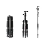 TRIOPO T259G+Q2 Adjustable Portable Carbon Fiber Tripod with Q-2 Ball Head for SLR Camera - Image 2