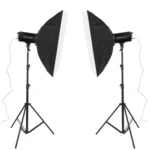 TRIOPO Oubao TTR600W 70x100cm Studio Softbox + Tripod Mount + 2x E27 150W Light Bulb Photography Lighting Tow Piece Set - Image 2