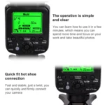 Triopo TR-666 2000mAh 2.4G Wireless Dual TTL Mode Flash Speedlite for Canon / Nikon DSLR Cameras - Image 6