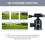 TRIOPO Oubao A-608S  Adjustable Portable  Aluminum Alloy Tripod with Ball Head for SLR Camera - Image 10