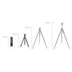 TRIOPO Oubao TA300 Adjustable Portable Aluminum Alloy Tripod with Ball Head for SLR Camera - Image 3