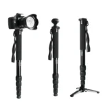 BEXIN MAS325 Portable Travel Outdoor DSLR Camera Aluminum Alloy Monopod Holder - Image 8