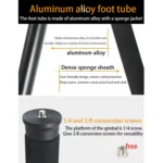 BEXIN P256A Portable Travel Outdoor DSLR Camera Aluminum Alloy Monopod Holder - Image 5