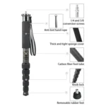 BEXIN P306C Portable Travel Outdoor DSLR Camera Carbon Fiber Monopod Holder - Image 3