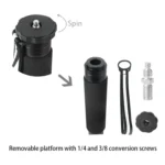 BEXIN P306C Portable Travel Outdoor DSLR Camera Carbon Fiber Monopod Holder - Image 6