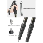BEXIN P306C Portable Travel Outdoor DSLR Camera Carbon Fiber Monopod Holder - Image 8