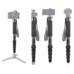 BEXIN P306C Portable Travel Outdoor DSLR Camera Carbon Fiber Monopod Holder - Image 9