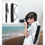 BEXIN P306C Portable Travel Outdoor DSLR Camera Carbon Fiber Monopod Holder - Image 10