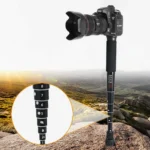 BEXIN P308C Portable Travel Outdoor DSLR Camera Aluminum Alloy Monopod Holder