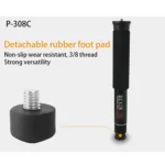 BEXIN P308C Portable Travel Outdoor DSLR Camera Aluminum Alloy Monopod Holder - Image 8