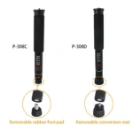 BEXIN P308D Portable Travel Outdoor DSLR Camera Aluminum Alloy Monopod Holder - Image 8