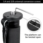 BEXIN MCS285 Portable Travel Outdoor DSLR Camera Carbon Fiber Monopod Holder - Image 5