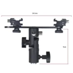Double Hot Shoe Flash Stand Bracket - Image 5