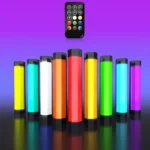 LUXCeO RGB Colorful Photo LED Stick Video Light APP Control Adjustable Color Temperature Waterproof Handheld LED Fill Light with Remote Control
