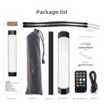 LUXCeO RGB Colorful Photo LED Stick Video Light APP Control Adjustable Color Temperature Waterproof Handheld LED Fill Light with Remote Control - Image 15