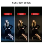 LUXCeO RGB Colorful Photo LED Stick Video Light APP Control Adjustable Color Temperature Waterproof Handheld LED Fill Light with Remote Control - Image 6